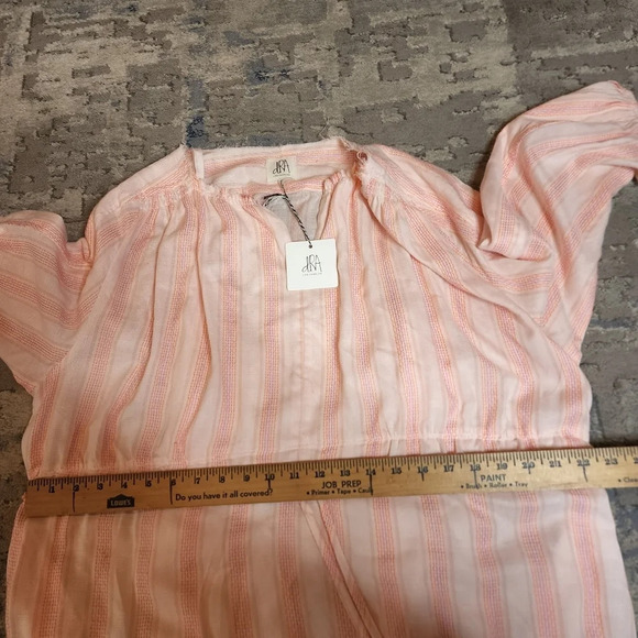 NWT dRA Pink Stripe Oversized flowy dress Viscose Size Medium - Picture 16 of 16